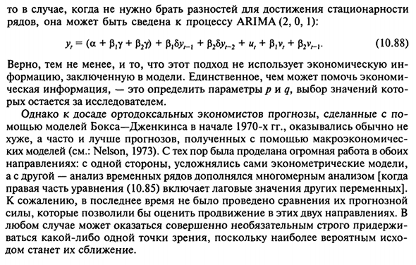 Метод Бокса—Дженкинса и анализ временных рядов