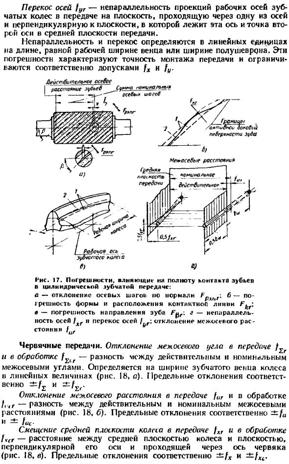 Контакт зубьев