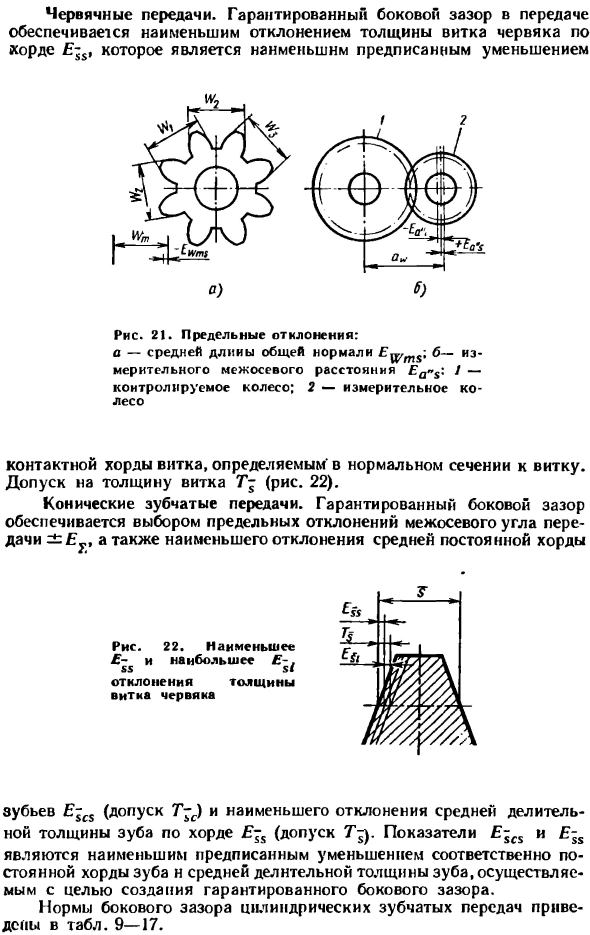 Боковой зазор