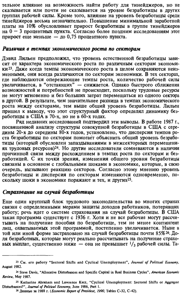 Факторы, определяющие уровень естественно безработицы