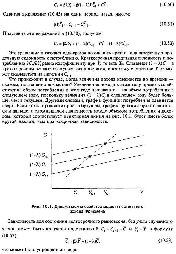 Гипотеза Фридмена о постоянном доходе