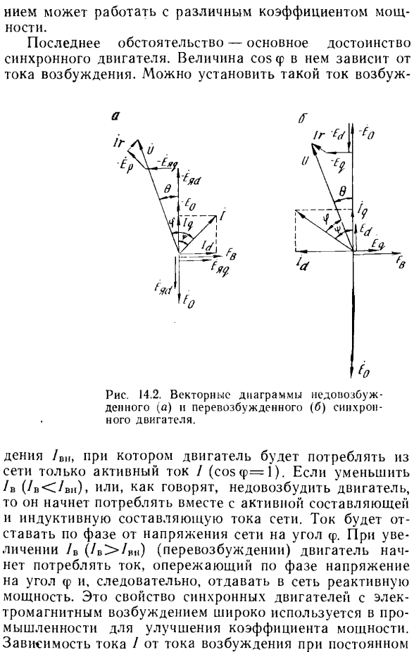 Синхронные двигатели с электромагнитным возбуждением