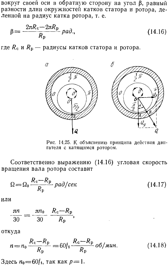 Синхронный двигатель с катящимся ротором (ДКР)