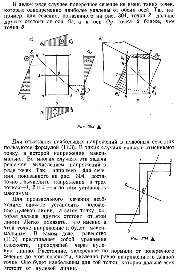 Косой изгиб