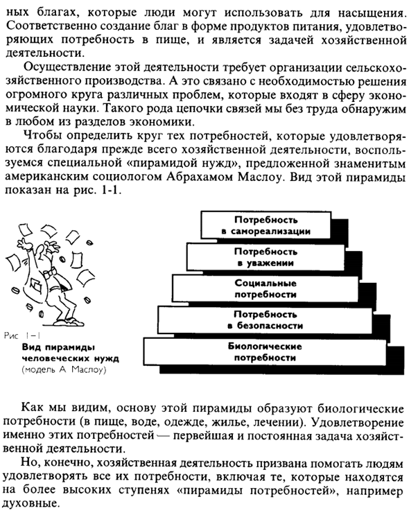 Типы потребностей и их ранжирование