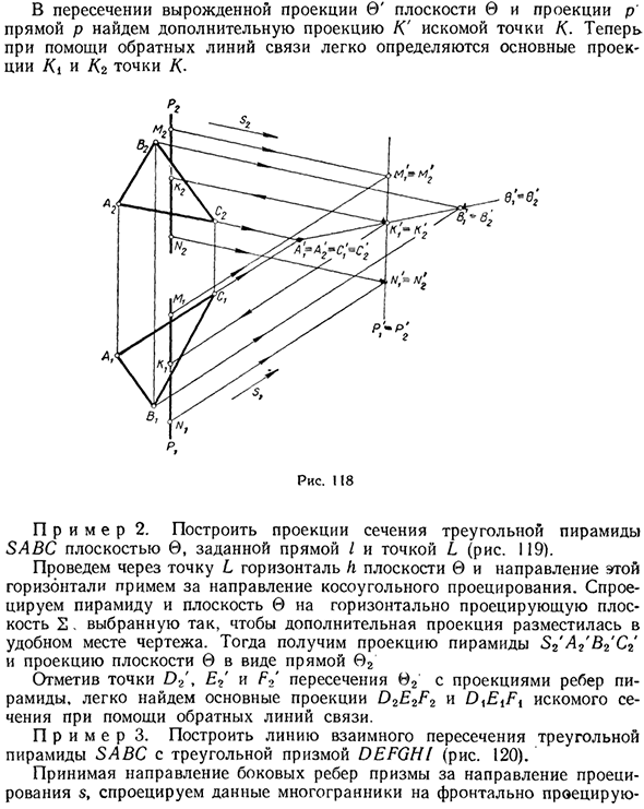 Способ дополнительного проецирования