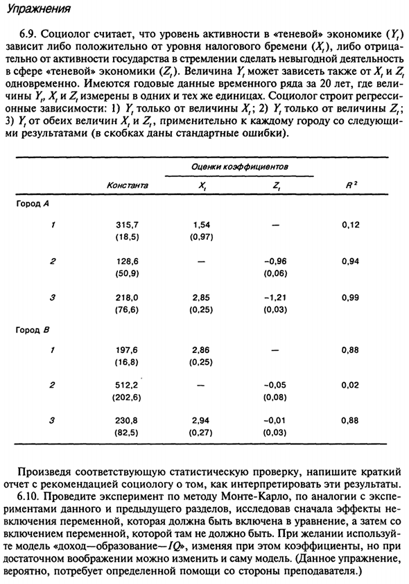 Влияние включения в модель переменной, которая не должна быть включена