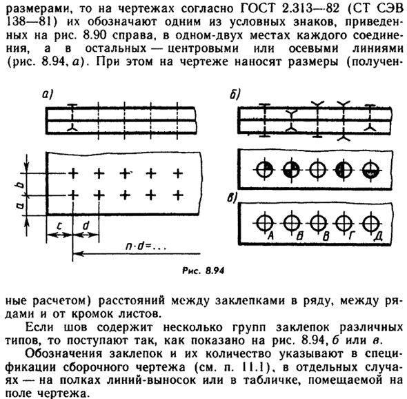 Соединения заклепками