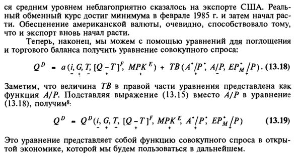 Определение совокупного спроса