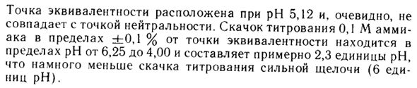 Кривая титрования слабого основания сильной кислотой