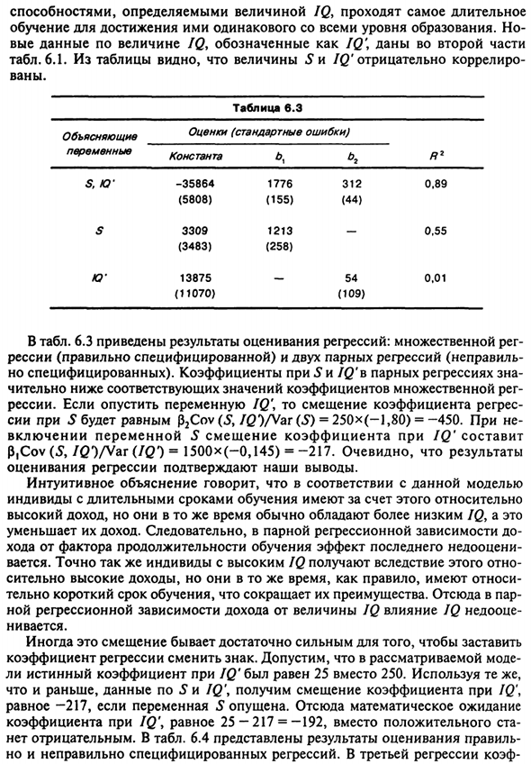 Влияние отсутствия в уравнении переменной, которая должна быть включена