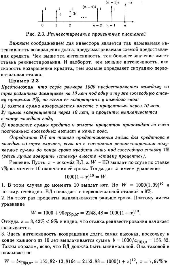 Существование ВД и ее роль в оценке эффективности капиталовложений