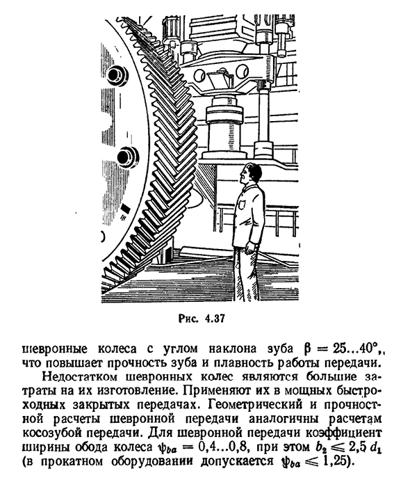 Косозубые цилиндрические передачи