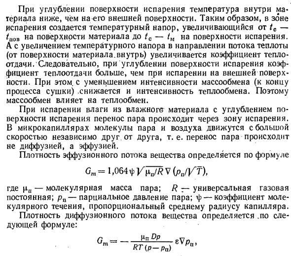 Внешний тепло и массолеренос