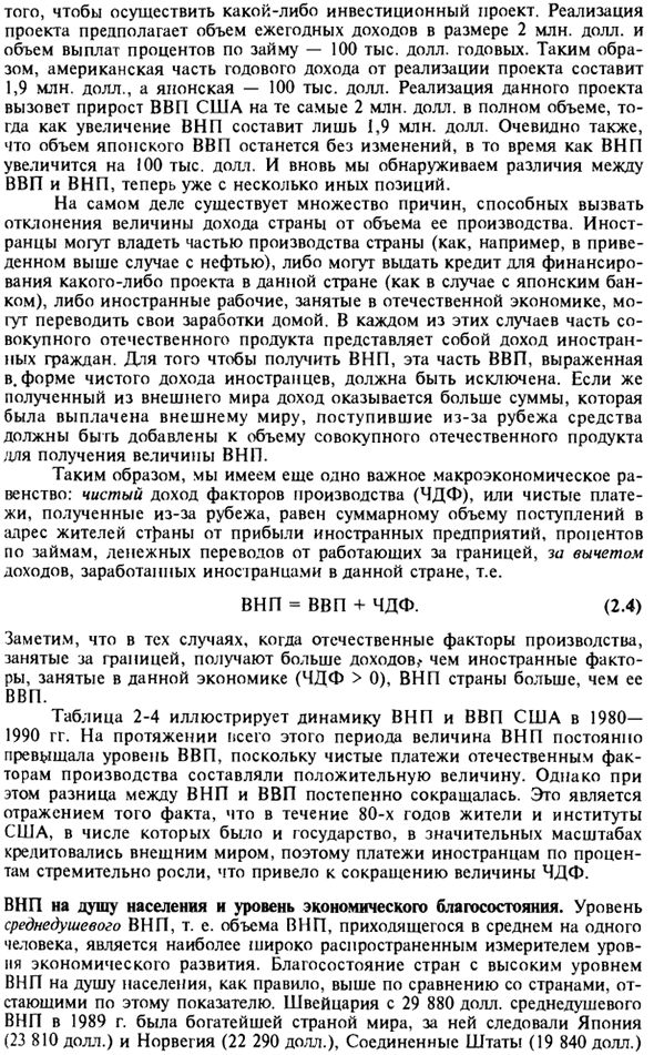 Валовой внутренний продукт и валовой национальный продукт