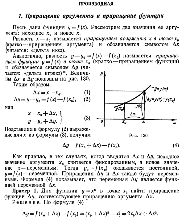 Производная