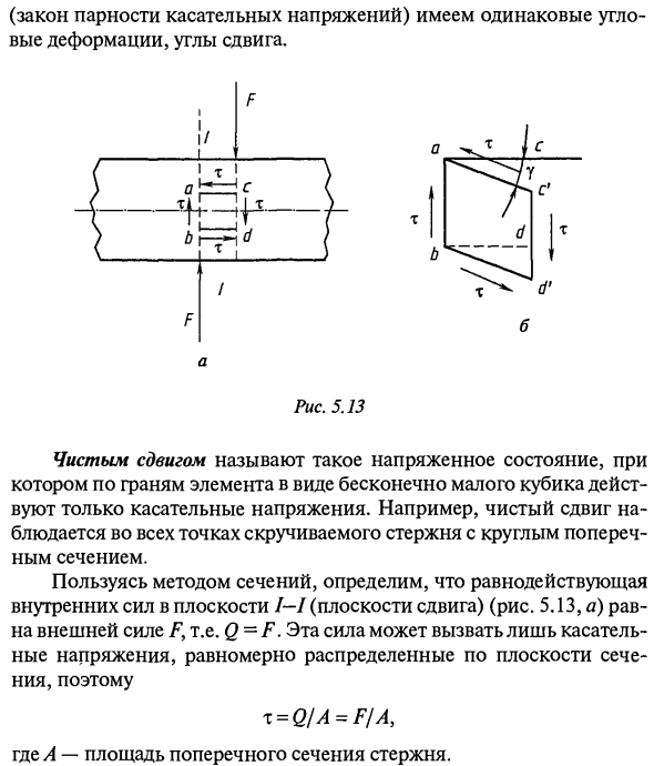 Деформация сдвига