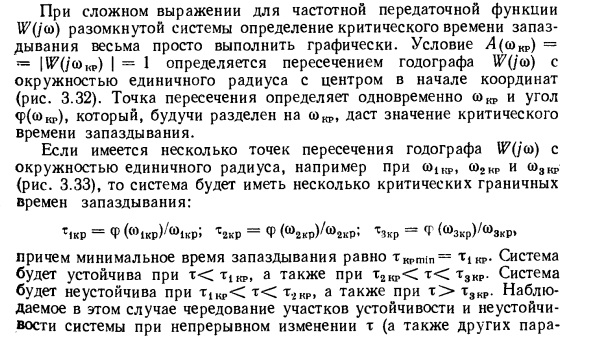 Устойчивость систем с запаздыванием и систем с иррациональными звеньями