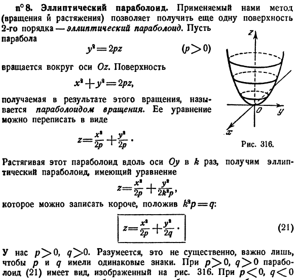 Поверхности 2-го порядка