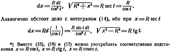 Интегрирование некоторых трансцендентных функций