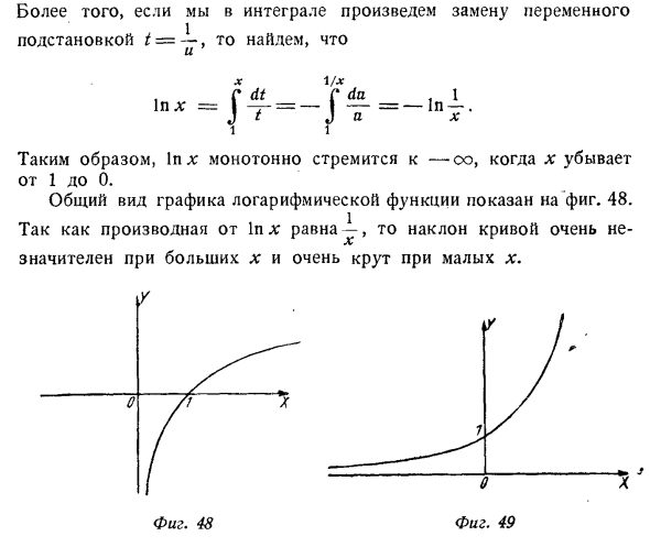 Определение In x