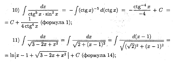 Основные методы интегрирования