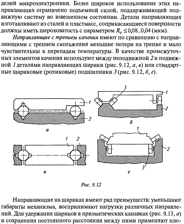 Направляющие поступательного движения