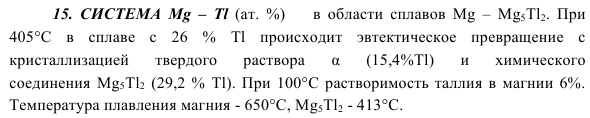 СИСТЕМА  Мg  –  Tl