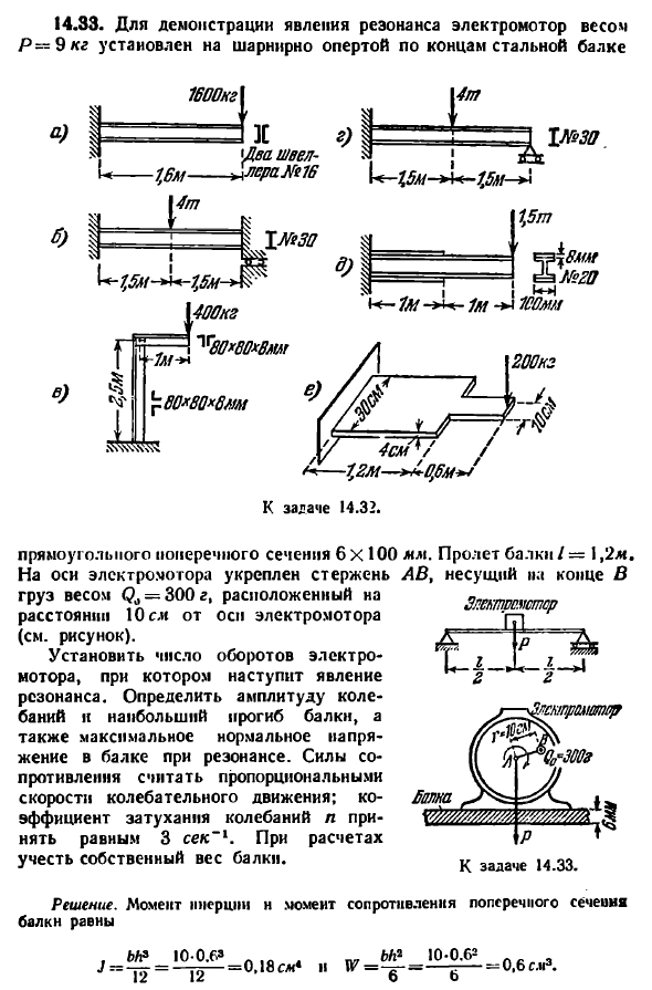 Задача 14.33. Для демонстрации явления резонанса
