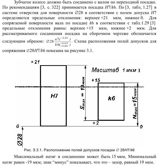 Задача 6 Зубчатое колесо должно быть соединено с валом по переходной посадке