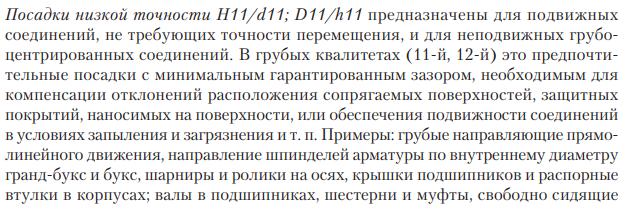 Выбор посадок для шлицевых соединений