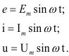 Величины, характеризующие синусоидальную ЭДС