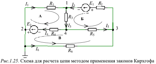 Методы расчета сложных электрических цепей