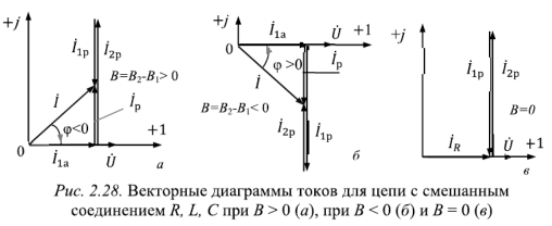 Смешанное соединение R-, L-, C- -элементов