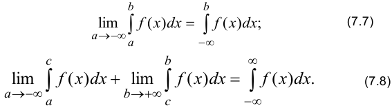 Несобственные интегралы