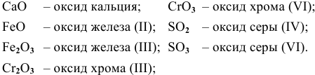 Оксиды - задачи с решениями и примерами