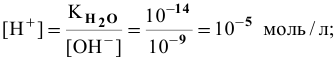 Водородный показатель - задачи с решениями и примерами