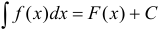 Определение и основные свойства неопределенных интегралов
