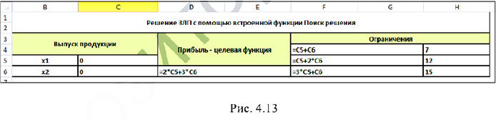 Решение задач по математическому программированию