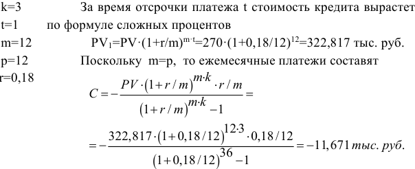 Примеры решения задач по финансовой математике