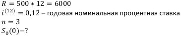 Контрольная работа по финансовой математике с решением