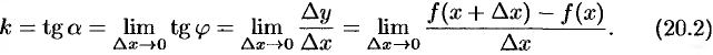 Касательная к кривой