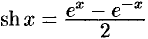 Гиперболические функции и их производные