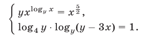 Примеры решения систем, содержащих логарифмы с переменными основаниями