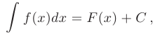 Первообразная и интеграл в математике