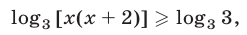 Логарифмические неравенства с постоянными  основаниями с примерами решения