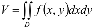 Вычисление объемов геометрических тел с помощью двойного интеграла