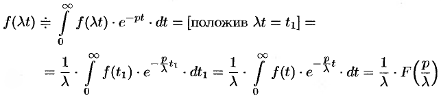 Свойства преобразования Лапласа