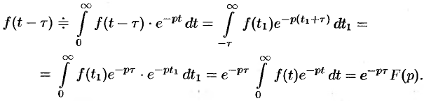 Свойства преобразования Лапласа