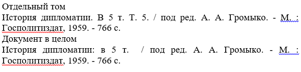 Список литературы в дипломной работе